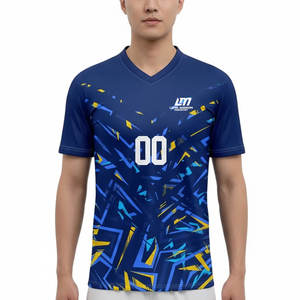 Último Modelo de Camiseta de Fútbol, MOQ Bajo, Diseña Tu Propia Camiseta de Fútbol, Ropa Deportiva para Venta en Línea - Product Image 1