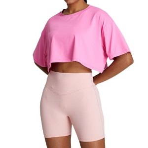 Camiseta Corta de Diseño para Mujer, Estilo Urbano, Holgada y Elegante, Proveedor Mayorista de Ropa - Product Image 5
