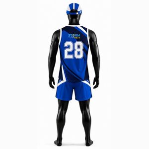 Tenue d'athlétisme personnalisée pour hommes, uniforme d'équipe de course et de terrain, sublimation légère, 2 pièces sans manches, OEM ODM - Product Image 3