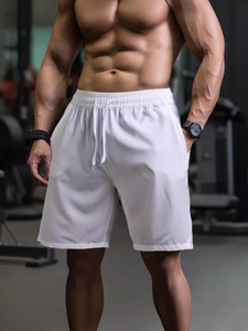 Pantalones Cortos Deportivos para Hombre con Logotipo Personalizado, Cintura Elástica, Dobladillo Dividido, 5 Pulgadas de Entrepierna, Ropa Deportiva Activa para Gimnasio y Entrenamiento - Product Image 5