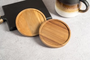 Posavasos de Madera, Nuevo Diseño, Superventas, Artesanía de Primera Calidad, Posavasos de Madera Más Vendidos, Color Natural, Diámetro Personalizado - Product Image 5