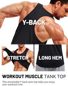 Men's <b>Neon</b> Green Sleeveless Tank <b>Top</b> Quick Dry Sporty Fit Bodybuilding <b>Vest</b> O Neck Knitted Polyester Solid Color - Product Image 4