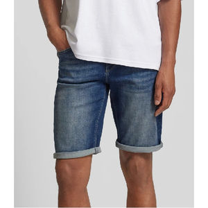 Nouveauté - Prix de gros - Shorts en denim non tissé de haute qualité pour hommes - Légers et respirants - 100% coton - OEM personnalisé - Product Image 2
