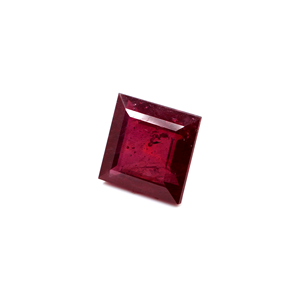 Rubis naturels de Bangkok, carrés, 16,72 carats, pierres précieuses facettées naturelles, prêtes à l'emploi pour la création de bijoux - Product Image 4