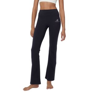 Women's Flared Yoga Leggings High Waist Stretch Workout Pants Comfortable Breathable Fitness <b>Tights</b> Gym Sportswear Activewear - Product Image 1