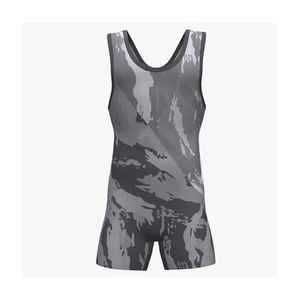 High Quality Spandex/Polyester <b>Wrestling</b> <b>Singlets</b> One Piece Tops Printed Customizable Colors Breathable Quick Dry Men's - Product Image 1