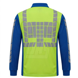 Chemises polo professionnelles à manches longues pour hommes, uniformes de travail, chemises à col pour le bureau, les services et les activités de plein air - Product Image 2
