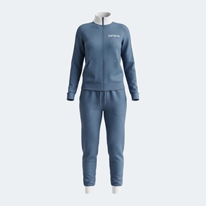 Conjunto Deportivo para Mujer con Bloques de Color, Sudadera con Cierre de Cremallera, Pantalones Jogger, Casual, Otoño, Manga Larga, Transpirable - Product Image 6