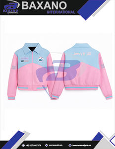 Veste de course Jack And Jill Of America Sorority avec fermeture éclair, coton de haute qualité, motif flamme, veste de pilote personnalisée - Product Image 4