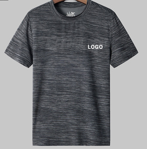 เสื้อยืดผู้ชาย แห้งเร็ว เป็นมิตรกับสิ่งแวดล้อม ผ้าโพลีเอสเตอร์ 200 กรัม คอกลม แขนสั้น สีพื้น พิมพ์ลายด้านหน้า สวมใส่สบาย ทรงปกติ ผ้าถัก - Product Image 1
