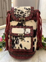 Sac à dos en cuir de vache véritable de haute qualité, multi-usages, sac fait main, sac d'école unisexe, sac à dos multi-usages