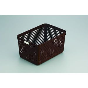 Cesto portaoggetti Inomata Deep Name in marrone - Product Image 1