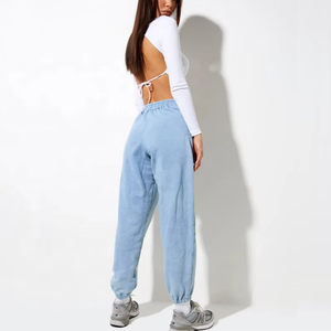 Chándal Ligero y Transpirable para Mujer con Lavado Ácido / Chándal Ligero de Algodón Personalizado para Mujer - Product Image 6