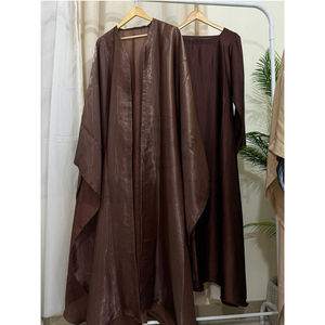 Venta al por mayor al mejor precio, nueva abaya para mujer, talla grande, vestido musulmán de manga larga, abaya juba para venta en línea - Product Image 4