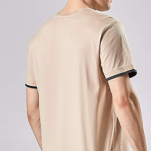 Custom Men Wholesale Running T-Shirt & Shorts Set Contrast Color T-Shirt & Shorts Sets High Quality - Product Image 2