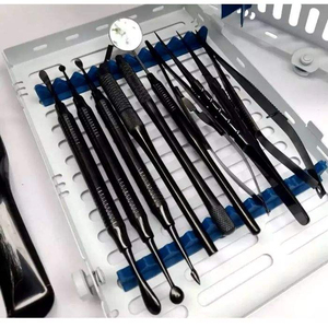 Ensemble d'instruments dentaires complets de haute qualité, kits dentaires multi-usages pour dentistes, matériau en acier inoxydable - Product Image 6