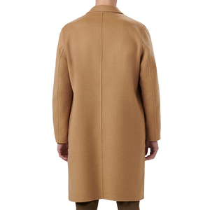 Luxury <b>Men</b> Long <b>Coat</b> With Refined Lapels Premium Texture And Sophisticated Design For Exclusive Apparel Collections - Product Image 3