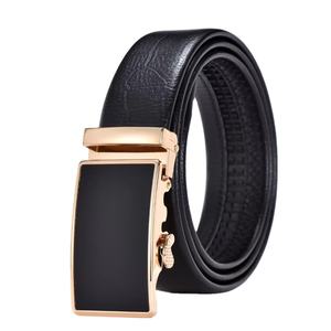 Cinturón de Cuero Vacuno Genuino para Hombre, Casual, Automático, con Hebilla de Cobre, Duradero, Ligero, de Primera Calidad - Product Image 2