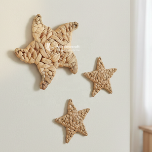 Decoración de Pared con Forma de Estrella de Jacinto de Agua, Decoración del Hogar Estilo Costero y Bohemio - Product Image 3