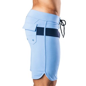 Shorts de plage d'été pour hommes - Confortables, absorbants la transpiration, respirants, écologiques, décontractés, taille mi-haute élastique, longueur cinq-quarts - Product Image 2