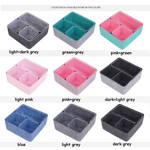 Tùy chỉnh 4 gói đầy màu sắc in trang trí một mảnh văn phòng máy tính để bàn mảnh vỡ cảm thấy hộp lưu trữ - Product Image 2