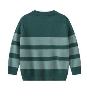 Pull en laine acrylique douce de haute qualité à col rond, motif jacquard classique confortable, style décontracté, logo frontal, chaud pour l'automne - Product Image 2