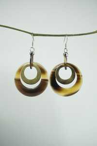 Pendientes de cuerno de búfalo NATURAL BUFFALO hechos a mano, estilo animal, antiguos y modernos, para mujer, diseño moderno, joyería más vendida - Product Image 3