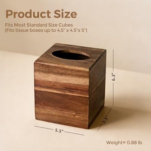 กล่องทิชชูไม้จากไม้อะเคเซียรับผลิต OEM ตามสั่งขายส่ง | Aqdus Saleem ประเทศอินเดีย - Product Image 6