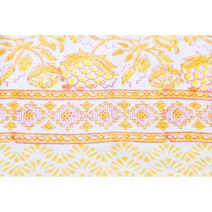 Mantel rectangular con estampado de flores para mesa de boda, Conjunto de 6 servilletas, lino - Product Image 4