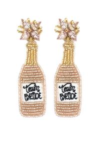 Boucles d'oreilles élégantes en acier inoxydable, motif fleur émaillée colorée, forme goutte, pour femme, fabriquées en Inde - Product Image 3