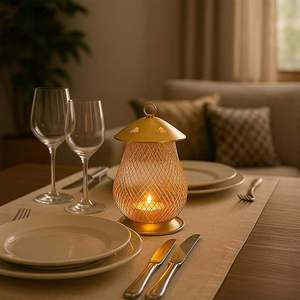 Porte-bougies en métal de qualité durable, décoratifs et uniques, pour centre de table de mariage, événements, fêtes et maison, à prix avantageux - Product Image 1