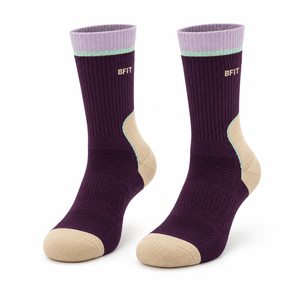 Digital Printing Thick Crew Socks Unisex Soft & Comfortable Cotton Sporty Quick Dry Anti-Slip Bfit Sportswear - Product Image 6