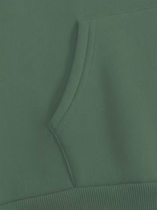 Ensemble de survêtement unisexe en polaire vert décontracté pour l'hiver, avec sweat à capuche zippé intégral et pantalon de jogging imprimé en relief - Product Image 5