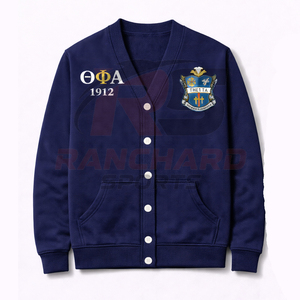 Sudadera Personalizada al por Mayor con Letras Griegas para Mujeres, Sudadera de Alta Calidad con Letras Griegas para Mujeres, Logotipo Personalizado - Product Image 1