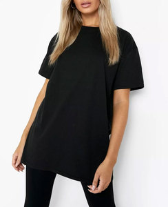 Custom Logo 260 Grams Women's Graphic Print Cotton Top Short Sleeve Fashion Casual Tee Ladies Unique Design Summer T-Shirt - Product Image 3