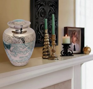 Urna Decorativa de Lujo con Cuentas para Guardar Cenizas, Recuerdo Conmemorativo al Mejor Precio - Product Image 5