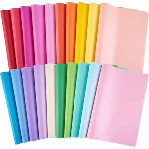 330 Fogli di Carta Velina Multicolore 14x10 Pollici per Confezioni Regalo, Sacchetti per Feste, Compleanni, Progetti Fai-da-Te con 20 Colori - Product Image 1
