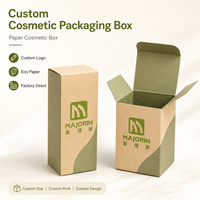 Boîte d'emballage cosmétique en carton pliable écologique avec logo personnalisé, fabriquée en Chine pour les produits de beauté