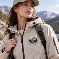 Patch brodé 3D personnalisé en PVC, patchs en caoutchouc brodés avec logo personnalisé pour les marques de vêtements, vestes, chapeaux, sacs
