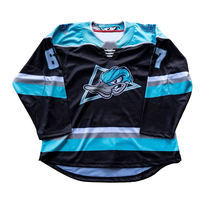 Número de camiseta de hockey sobre hielo de color personalizado |   Camisetas de Hockey Personalizadas con Impresión 3D y Bordado, 100% Poliéster Transpirable de Secado Rápido, OEM
