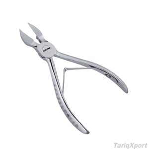 Stainless Steel Wide Jaw Opening Sharp Straight Cuticle Nipper Rose Gold Handle Laser Logo Nail Clipper Toenail Pedicure Tool - Product Image 4