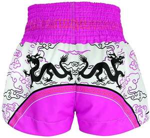 Custom <b>Dragon</b> Print Heat-Transfer Printed MMA Shorts Unisex Quick Dry Polyester/Cotton Mixed Martial <b>Arts</b> Wear Back Logo - Product Image 5