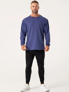 Sudaderas con Capucha Azul Oscuro, Sudaderas Extra Grandes de Alta Calidad, Sudaderas de Felpa de Algodón para Hombre, Impresión de Logotipo Personalizada, Sudaderas Premium - Product Image 6