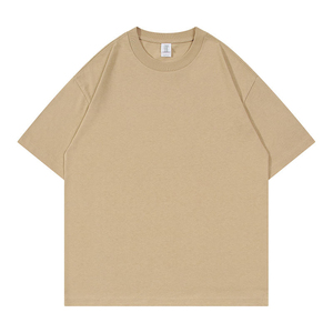 เสื้อยืดโอเวอร์ไซส์ผ้าฝ้าย 100% ผลิตตามสั่ง (OEM) เป็นมิตรต่อสิ่งแวดล้อม สไตล์วินเทจ ล้างสีแบบวินเทจ สตรีทแวร์ พิมพ์ลายโลโก้ด้วยเทคนิคซิลค์สกรีน รับผลิตแบรนด์ส่วนตัว - Product Image 5