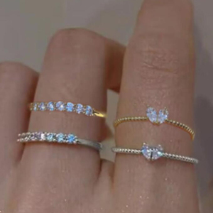 New Arrival Fashion 925 Sterling <b>Silver</b> <b>Ring</b> Advanced Temperament Zircon Fine Jewelry Wedding Diamond <b>Ring</b> for Women - Product Image 1