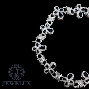 Top Demanded Hip Hop Iced Out Moissanite Diamond Tennis Bracelet Gold Plated Luxury Bracelet for <b>Men</b> Fashion Jewelry for Sale - Product Image 4