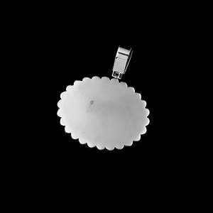 จี้ฮิปฮอปแบบมีรูปภาพในตัว ขนาด 39 มม. เงินแท้ 925 ประดับเพชรโมอิสซาไนต์ VVS - Product Image 2