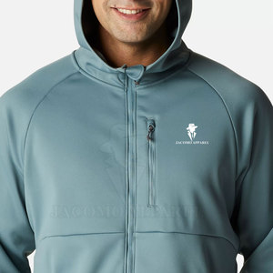 Water Resistant Hooded Men Winter Soft Shell <b>Jacket</b> With <b>Warm</b> <b>Fleece</b> Interior Secure Pocket Design For Winter Use - Product Image 5
