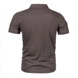 Camiseta Polo de Manga Corta para Hombre, Transpirable, de Poliéster Tejido, Casual, Elegante, Moderna y Personalizable - Product Image 6