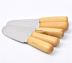 Juego de Cuchillos para Mantequilla de Acero Inoxidable, 1 Pieza, Mango de Madera, Grosor de 0.5 mm, Cuchillos Utilitarios para Manualidades, PUNTA Afilada, Garantía de 3 Años - Product Image 1